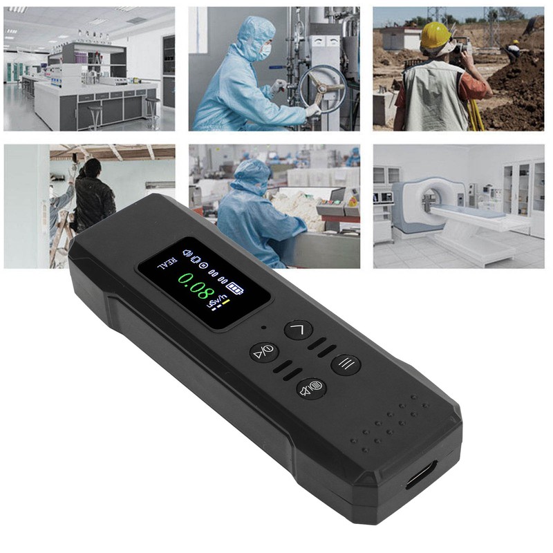 Nuclear Radiation Detector High Sensitivity Sound Light Alarm HD LCD