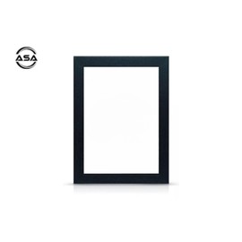 ASA A5 Picture Frame with Safety Glass | Modern Wooden Photo Frame | For Home & Office Decor | 14.8 x 21 cm | Table Top & Wall Display | Without Mount | Black