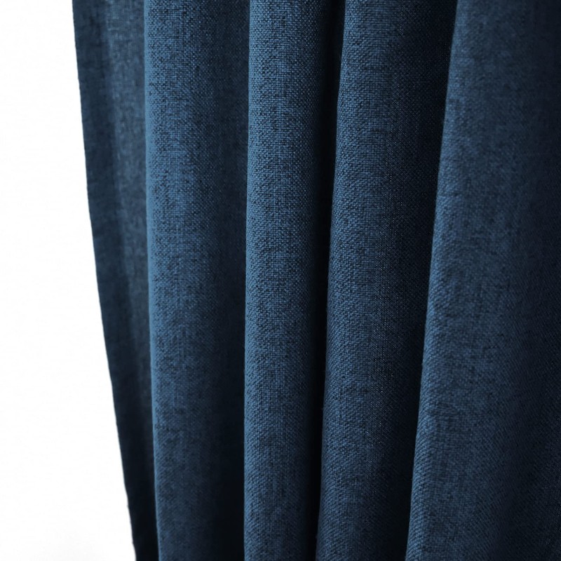 UPOPO Short Curtains 36 inches Long Linen Textured Privacy Kitchen