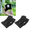 2Pcs Baseball Training Catching Glove Black Soft Comfortable Mini Baseball