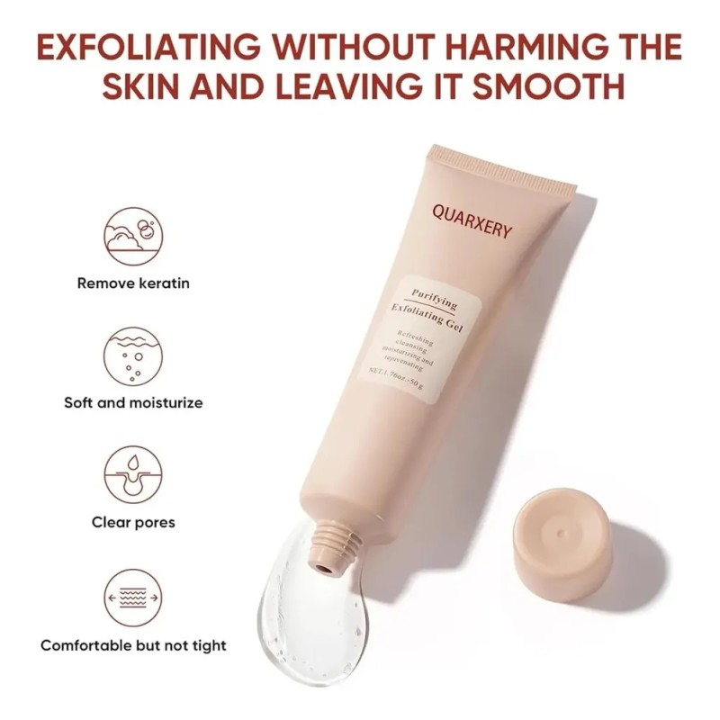 2 Gel Exfoliante Purificante Quarxery, Crema Purificante