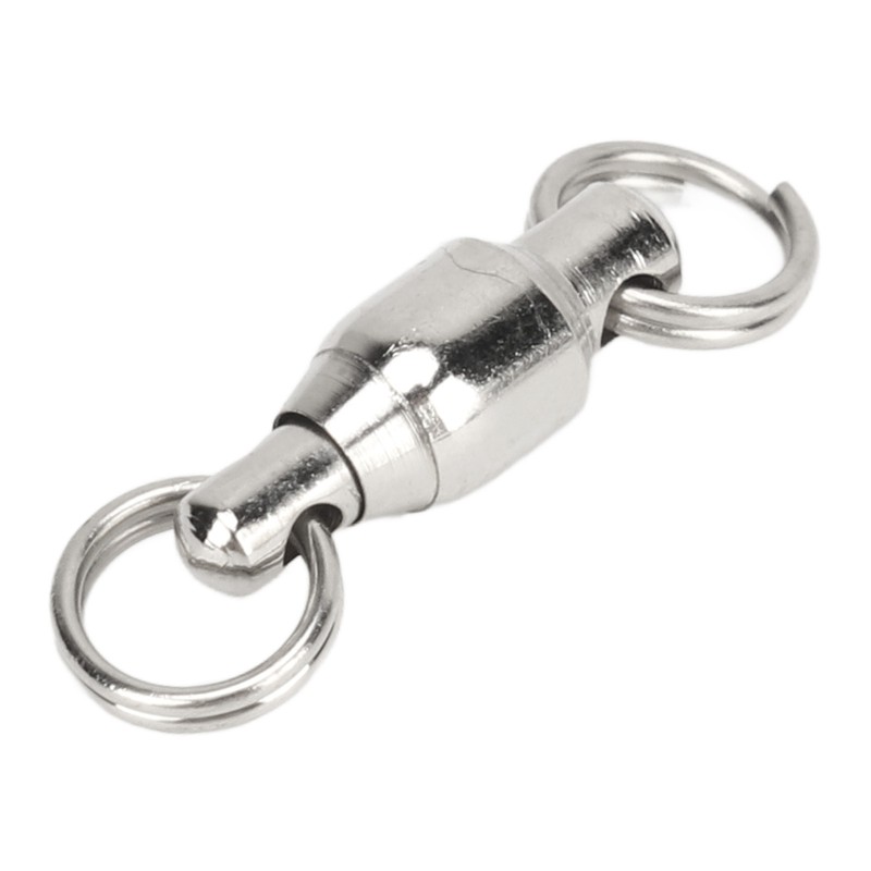 50pcs Ball Bearing Swivels Connector High Strength Stainless Steel Solid