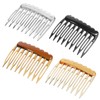 24 Stück Französische Seitenkämme Haarkämme für Damen Kunststoff Haarspange Kämme