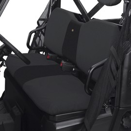 Classic Accessories QuadGear UTV Bench Seat Cover, Fits Polaris Ranger Full Size, 800, 6x6 800, Diesel (2015 models and older), Black