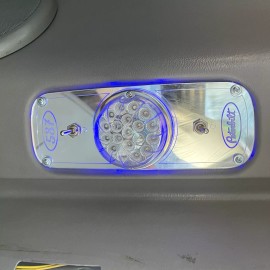 Florida's Finest Custom Work Peterbilt 387 Dome Lights White Led Lights Color