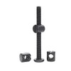 cSeao 10-Pack M6 60mm Black Socket Cap Screws Barrel Nuts
