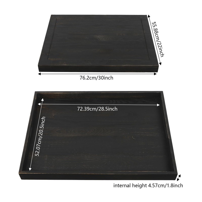 Noodle Board Stove Top Cover with Double Cut-Out Handles, Stove