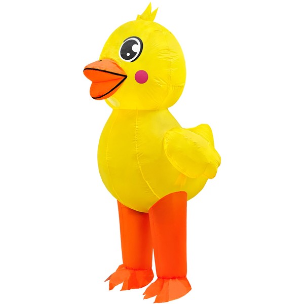 Goenb Inflatable Duck Costume for Kids, 3D Duckling Blow up