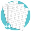 Triplast 10 x Multipurpose A4 Label Sheets - 44 Labels