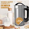 Crayton Nut Milk Maker Machine with Built-in Strainer, 51oz/ 1.5L