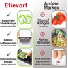 Etievort 16-in-1 Vegetable Cutter, Mandolin Slicer Dicer with 7 Interchangeable