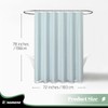 Dynamene 78 Inches Long Shower Curtain, Boho Tufted Chevron Striped