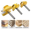 1/4" Shank 45 Degree Lock Miter Router Bit - 1/2"