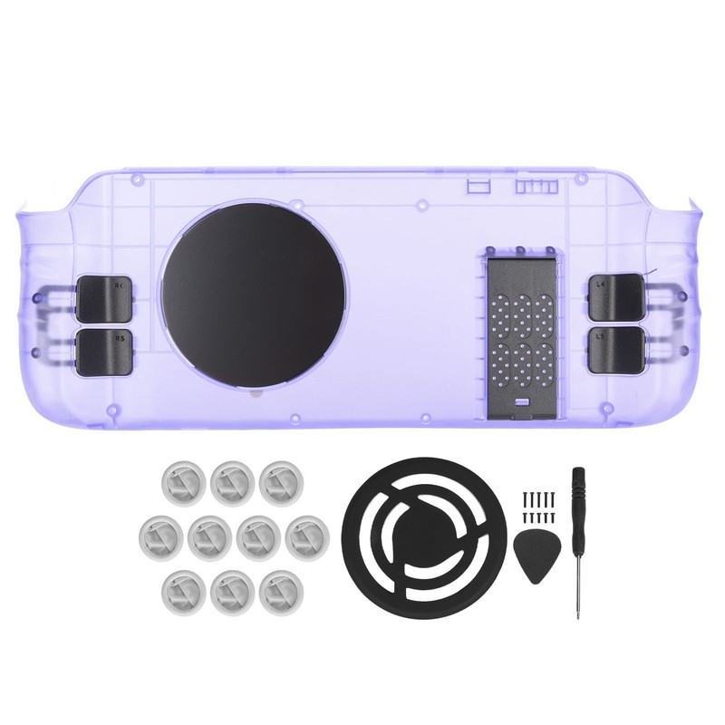 for Steam Deck Back Plate Heat Dissipation DIY Replacement Shell