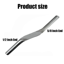 Brick Jointer, 2 pcs Jointer Bricklaying, 1/2 inch x 5/8 inch Brick Pointing Tools, Used to Maintain The Cleanliness of Bricks During spot Welding, for Builders and Bricklayers