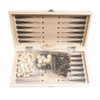 3 in 1 Wooden Chess Set Folding International Chess Entertainment