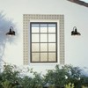 GOALPLUS 12in Exterior Barn Light Motion Sensor Black Outdoor Gooseneck