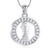 Hearbeingt Fishbone Cremation Jewelry for Ashes, Memorial Urn Necklace for