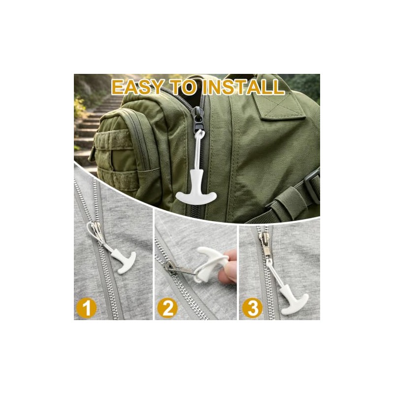 16 Pcs Zipper Pulls for Arthritis, Rheumatism and Limited Hand