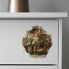 Reading Mouse - Mouse Hole Wall Sticker