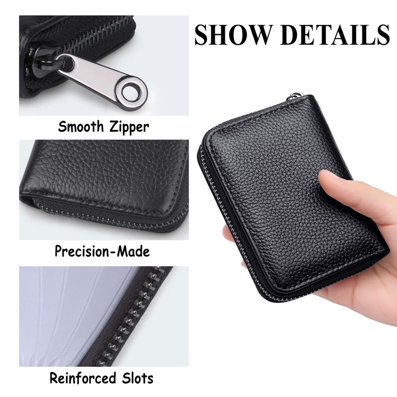 BOBOAR Business Credit Card Holder Organizer Wallet Binder Case Book