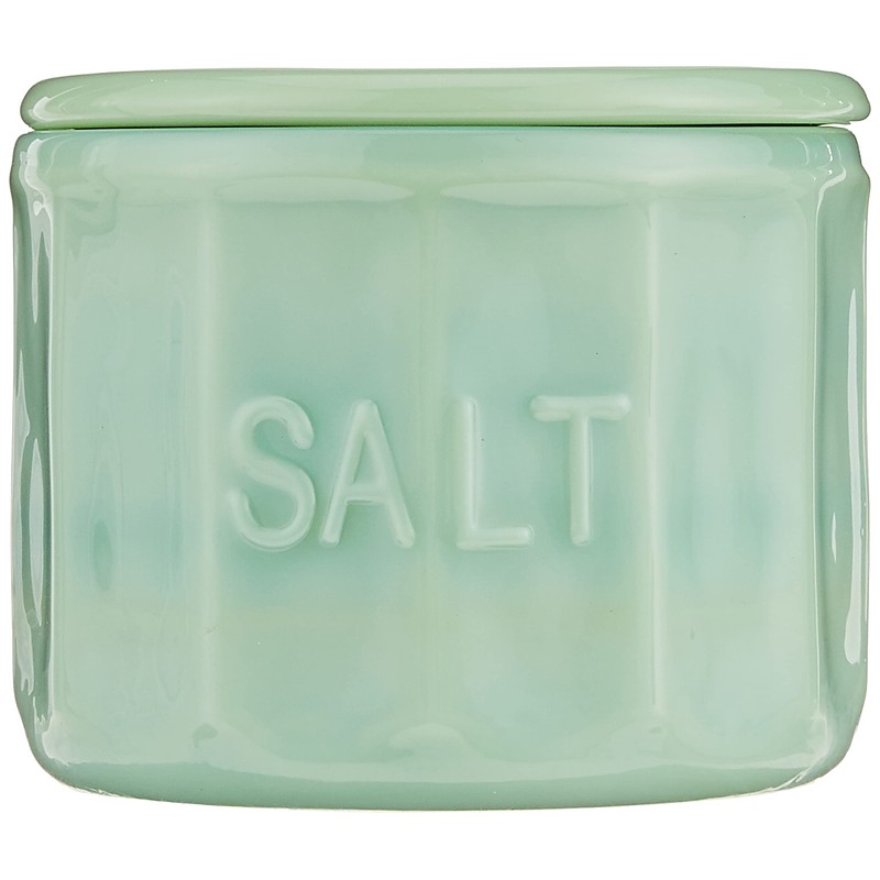 Tablecraft Salt Cellar with Lid, 3.75" x 3.75" x 3.125",