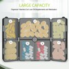 FYY Daily Pill Organizer,7 Compartments Portable Pill Case Travel Pill