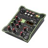 Audio Mixer, 5-Channel Compact Audio Mixer Sound Mixing Console 48V