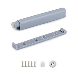 QWORK Pack of 10 Push to Open Door Openers, Soft Close Door Damper for Kitchen Cabinet Furniture Door