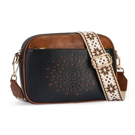 APHISON Quilted Crossbody Bags for Women Trendy,Vegan Leather Small Crossbody Purses Shoulder Handbags with Adjustable Strap