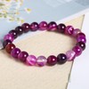 LORJE Agate BEADS Bracelets Gemstone Crystal Beads Unisex Bracelets jade