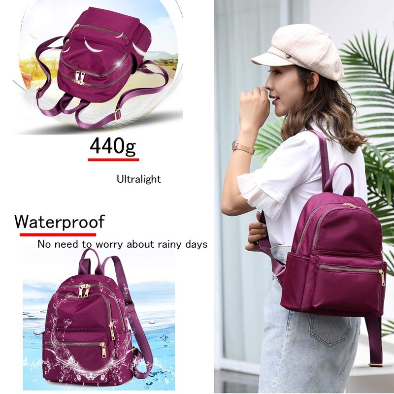 Backpack Purse for Women Small Rucksack Fashion Mini Daypack Shoulder
