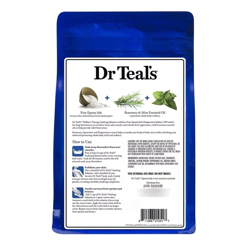 Dr Teals Epsom Sal Bath Combo Pack (6 Libras En