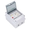 Circuit Breaker Box Waterproof 2 Holes EU Socket 250VAC Power