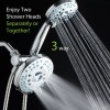 AquaCare AS-SEEN-ON-TV Antimicrobial 50-mode 3-way Shower Combo with Built-in Power