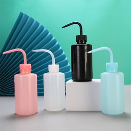 4pcs Elbow Cleaning Bottle Wash Bottle Eye Rinse Distilled Eye Squirt Water Bottle Small Squirt Bottles Wash Squeeze Bottle Eyelash Helper Tool Juicy Dressing Plastic