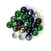 STUWU Large Decorative Marbles 25 mm Glass Marbles Multicoloured Decorative