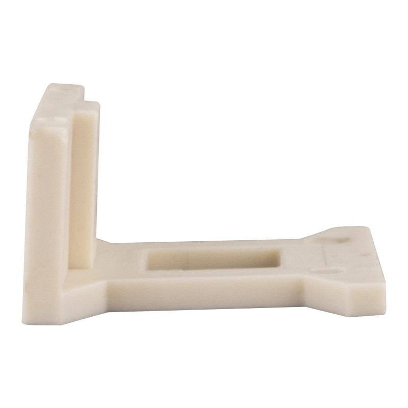 CRL DL2210EG Extended Hole Flush Bolt Nylon Guide Cream