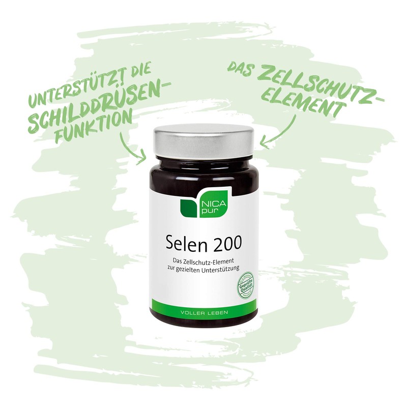 Nicapur Selenium 200 - 60 Capsules with 200 μg Sodium