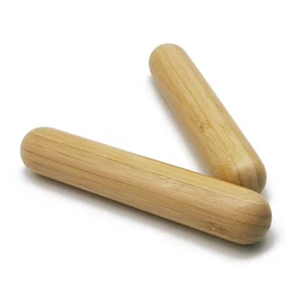 Goodtar 2 PCS Solid Bamboo Massage Stick Sets Warm Bamboo Therapy Massage Tools for Full Body Use at Home/Professional Massage Studio