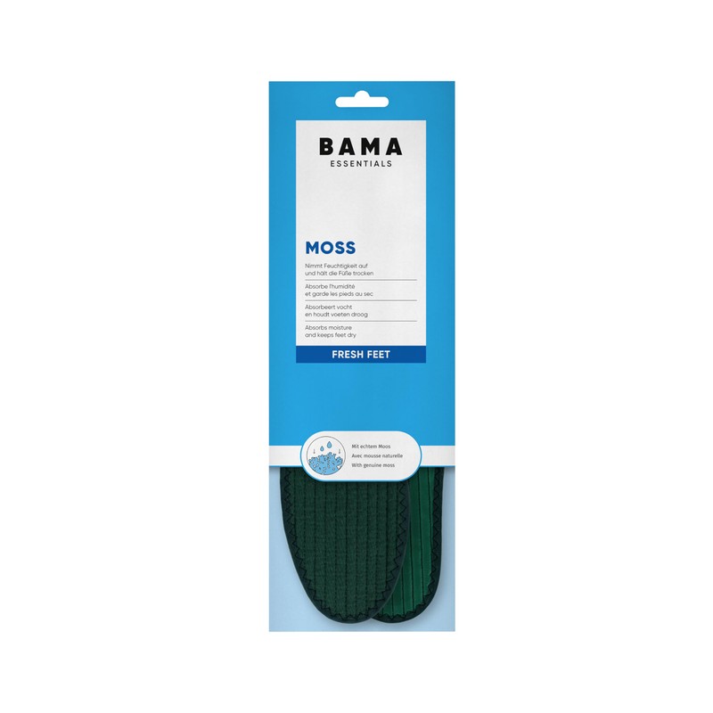Bama Moss Premium Insoles with Real Moss Core Moisture Absorbing