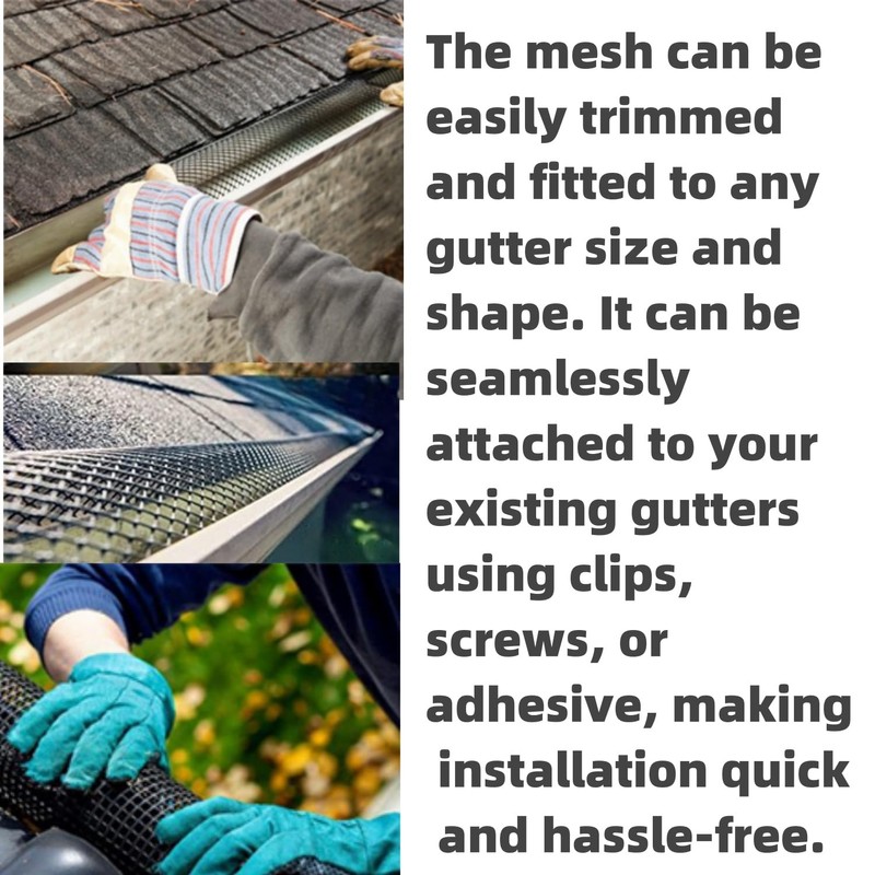 Gutter Guard Mesh 12.7cmx6m Aluminum Gutter Guard from Heavy Duty