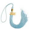 GraduationMall Single Color Graduation Tassel with 2025 Year Charm 9"