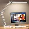 SKYLEO LED Desk Lamp with Slim Base - Adjustable Swing