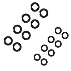 QMTCYXGS (8+8 Sets 1/2” & 3/8" Impact Retaining Ring Clip Friction Ring Hog Ring with O-Ring for Milwaukee Electric Pneumatic Type Impact Wrench