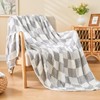 EMME Checkered Throw Blanket Cotton for Couch Soft Muslin Blankets