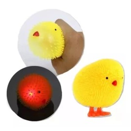 ZOO 12 Pollitos Squishy Amarillos Luz Led Juguete Regalo Piñata