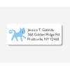60ct - Cat Return Address Labels/Stickers (#564-WH)