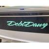 Custom Boat Name Decal, Design Your Own Hull Graphic Premium