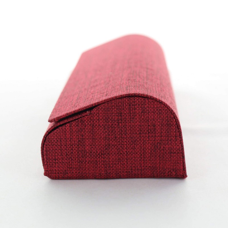 Megan 2946-02 Stylish Silky Japanese Style Eyeglass Case Lightweight Aluminum